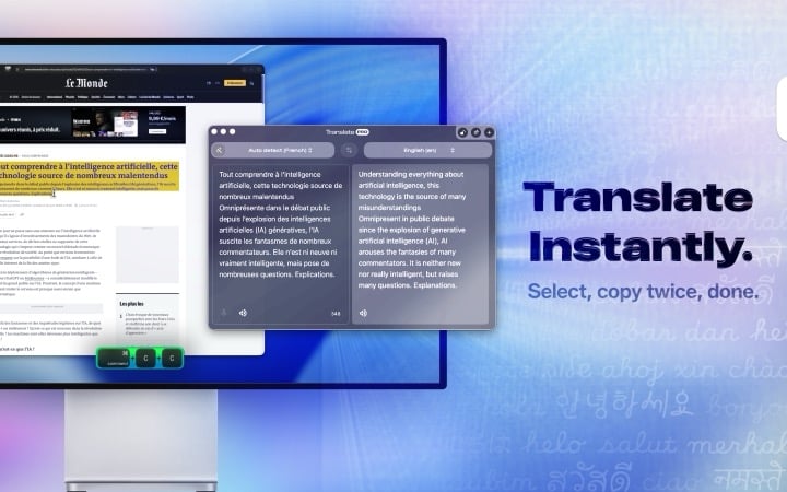 Translate PRO - Instant translation with clipboard